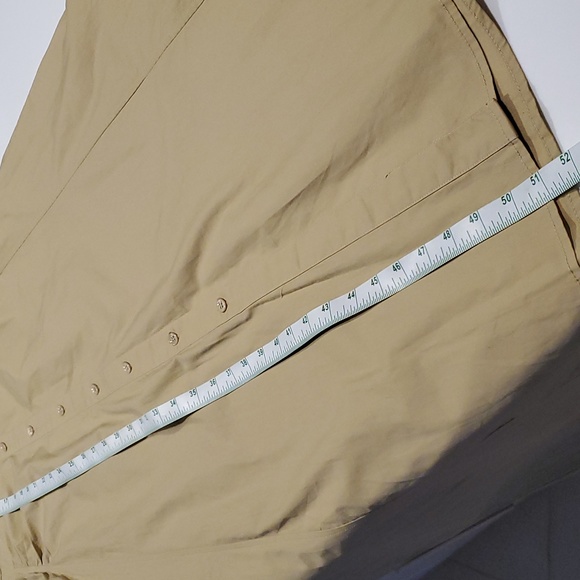 NWT NICHOLAS Tenley Khaki Button Down Midi Dress with Corset Seaming - Picture 13 of 13